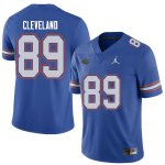 Men's Florida Gators #89 Tyrie Cleveland NCAA Jordan Brand Royal Authentic Stitched College Football Jersey UZR4162JM